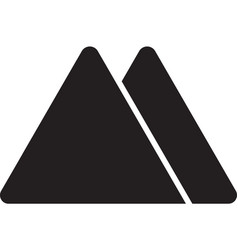 Abstract Triangle Mountain Logo In Trendy And