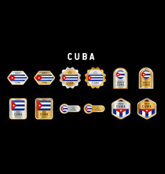 Made In Cuba Label Stamp Badge Or Logo