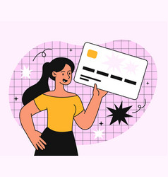 Woman With Credit Card