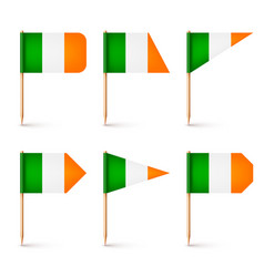 Realistic Various Irish Toothpick Flags Souvenir