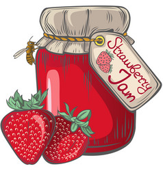 Strawberry Jam Jar