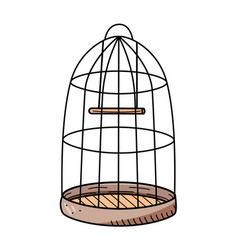 A Cage For Parrot Or Domestic Birds