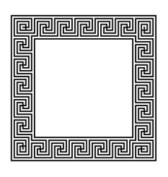 Greek Key Border Frame Abstract Geometric