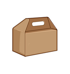 Package Food Box To Go Cartoon