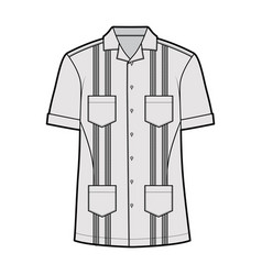 Shirt Guayabera Technical Fashion