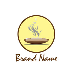 Smoky Food Logo For Restaurant