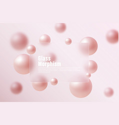 Glass Morphism Background Design Transparent