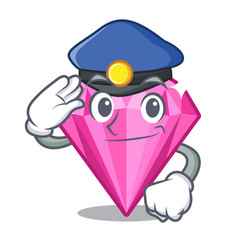 Police Pink Diamond Above Character Makeup Table