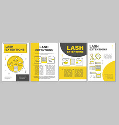 Lash Extension Brochure Template Layout False