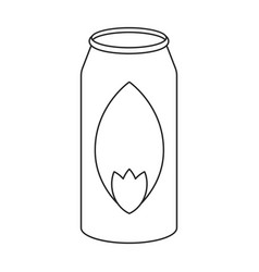 Bottle Of Soda Iconoutline Logo Isolated