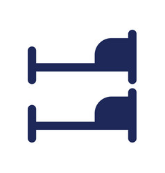 Bunk Bed Black Glyph Ui Icon