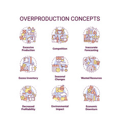 Customizable Icons For Overproduction Concepts