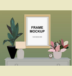 Frame Mockup For Photo Wall Art Print Poster