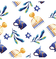 Hanukkah Background Template