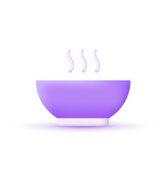 3d Icon Hot Food