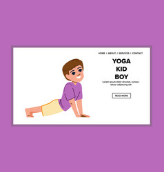 Child Yoga Kid Boy