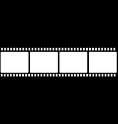 Retro Film Strip Frame On Transparent Background