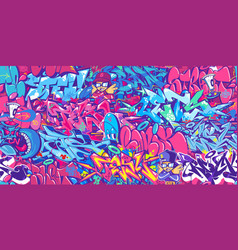 Seamless Hiphop Colorful Modern Abstract Urban