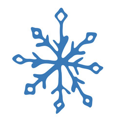 Snowflake Pattern Crystal Sticker