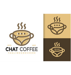 Chat Coffee Talk Logo Design Brand Identity Logos