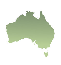 Map Of Australian Sign Silhouette World Map