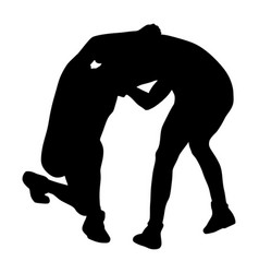 Wrestlers Boys Wrestling Silhouette