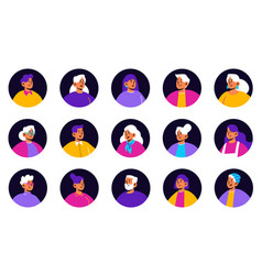 People Avatars For Social Media Or Profile In App