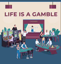 Casino Social Media Post Mockup Life Is Gamble