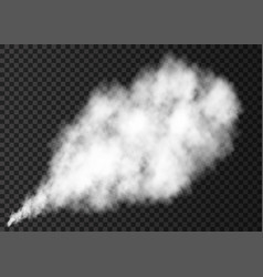 White Realistic Smoke Puff