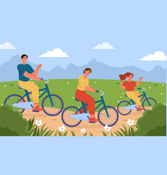 Family Bike Ride Concept