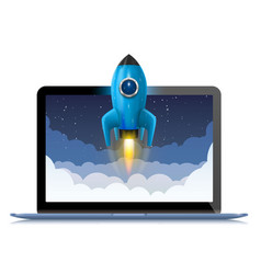 Running A Space Rocket From Computer Splash