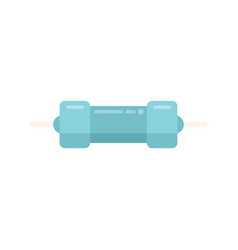 Electric Resistor Icon Flat Capacitor Chip