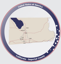 Map Imperial County In California