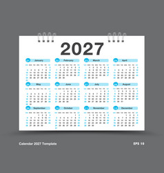 Calendar 2027 Year