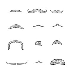 Moustache Set Manhood Humorous Mask Icon