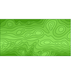 Abstract Topographic Map In Green Colors