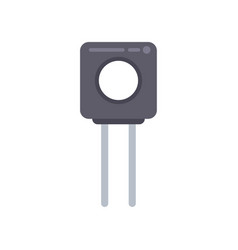 Technology Resistor Icon Flat Electric