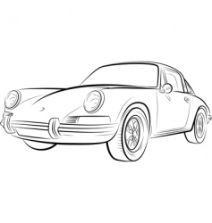 Car sketch Royalty Free Vector Image - VectorStock