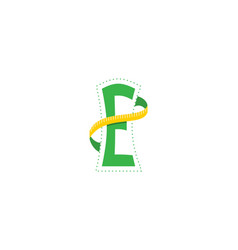 Letter E Weight Loss Logo