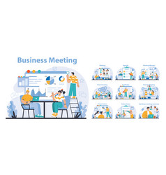 Business Meeting Set Flat