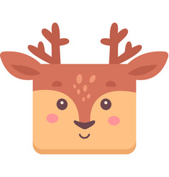 Deer Square Face