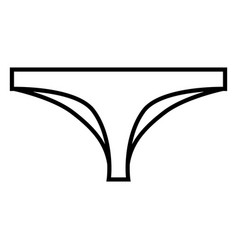 Female Thong Stroke Icon