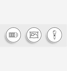 Set Line Microphone Battery Charge Level