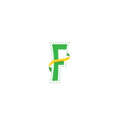 Letter F Weight Loss Logo