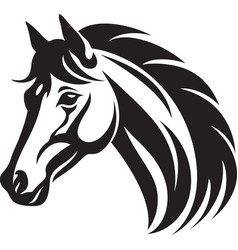 Dynamic Horse Outlines Monochrome Artelegant H