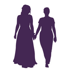 Lesbian Wedding Silhouette