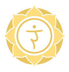 Solar Plexus Chakra Circle Symbol