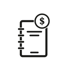 Business Notes Icon Income Note