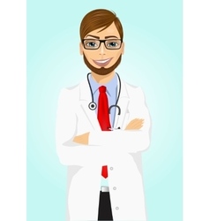 Experienced Male Doctor Posing