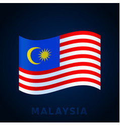 Malaysia Wave Flag Waving National Official